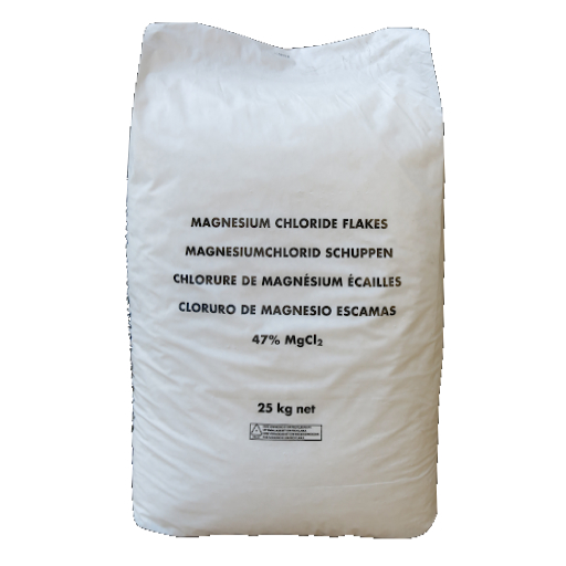 Sel de chlorure de magnésium en seau de 25kg déverglaçant, déneigement,  piscines  - Absigns SAS